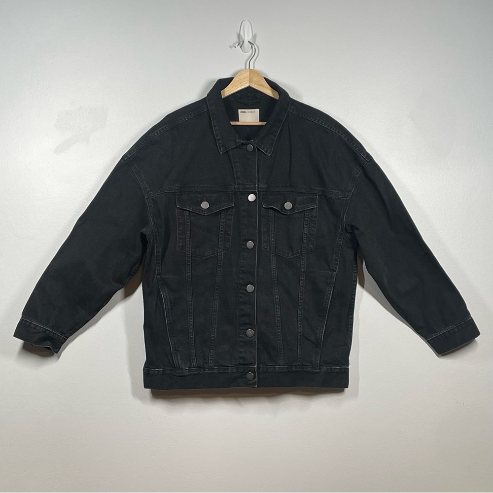 Asos   Denim Women’s Black Jacket Size US 8/UK 12, Excellent Condition